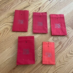 Uno de 50 paper bags jewelry bags pouches